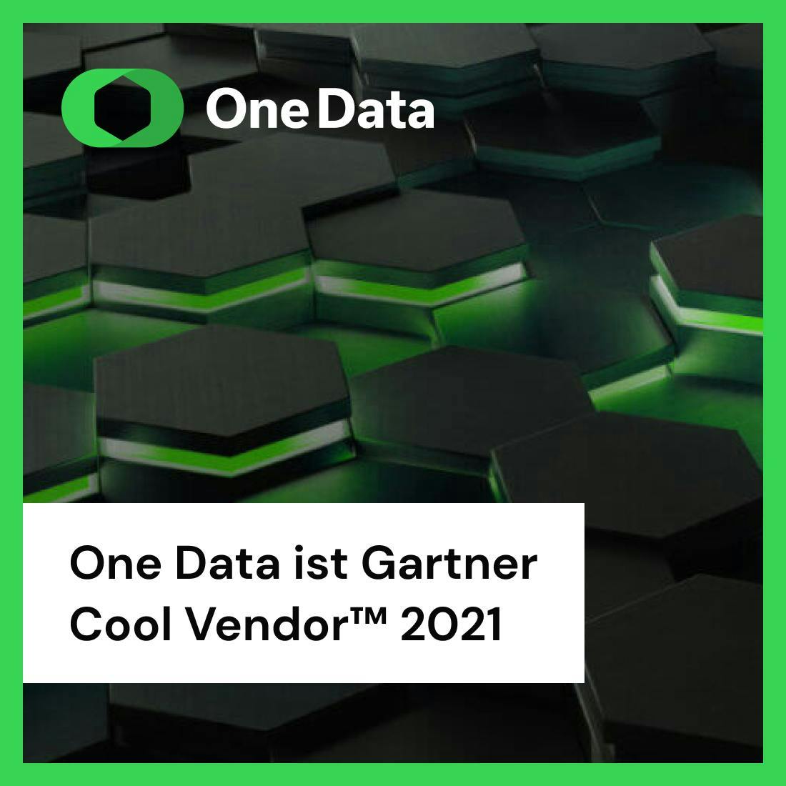 One Data, ehemals ONE LOGIC ist Cool Vendor im Gartner Report