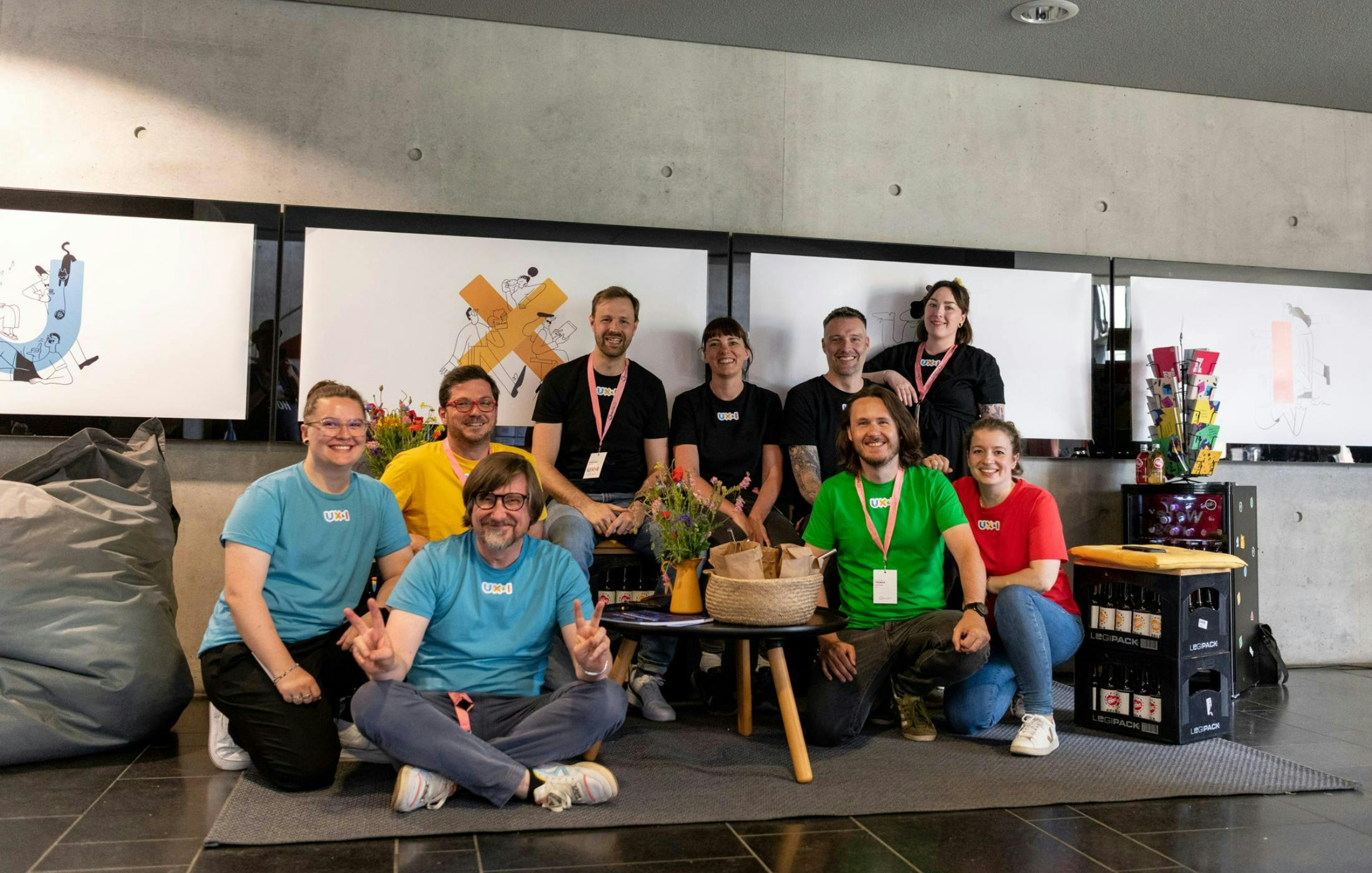 UX&I Team beim UXcamp Europe 2023 