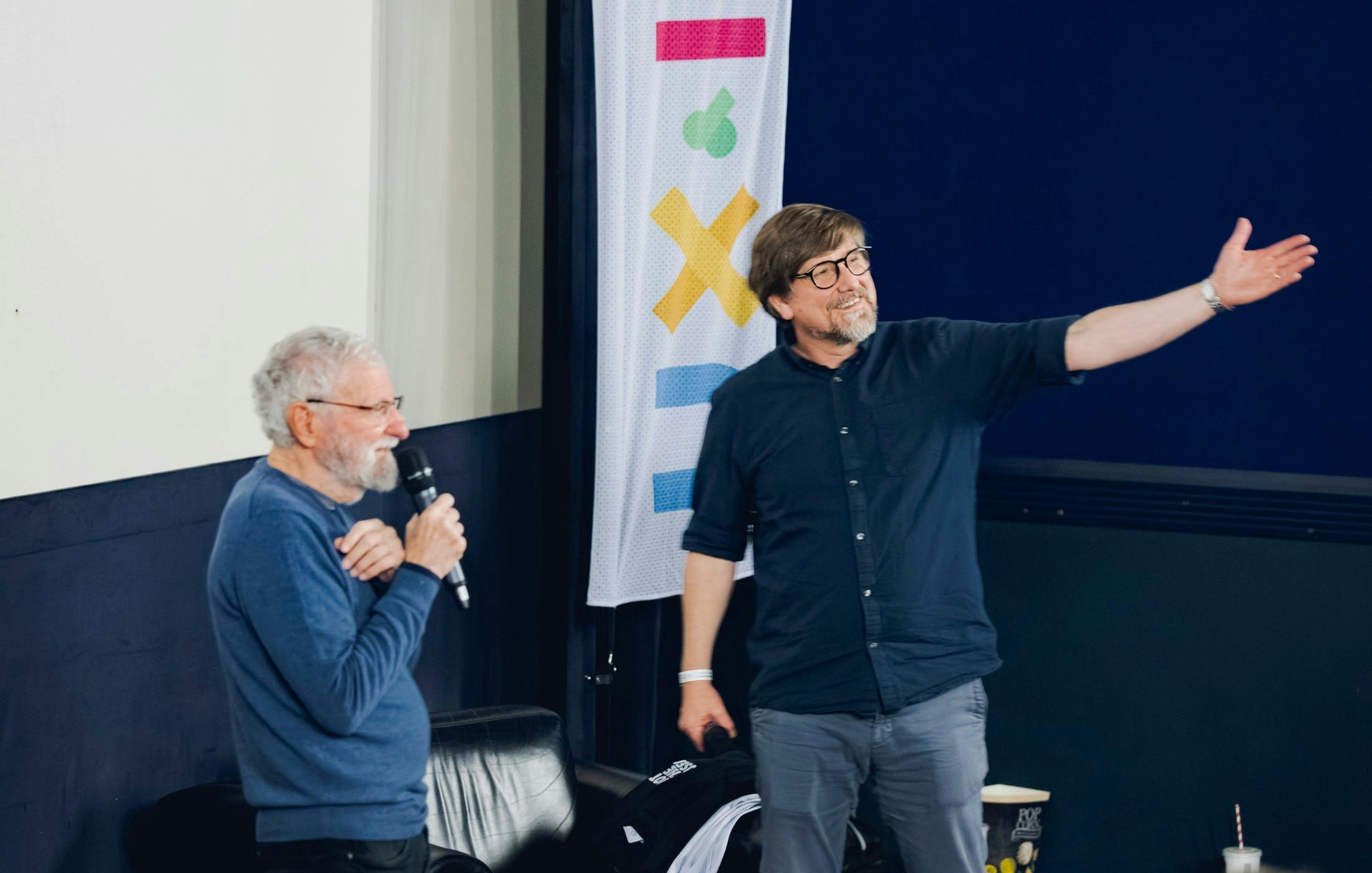Rainer Sax von UX&I und Don Norman in Düsseldorf