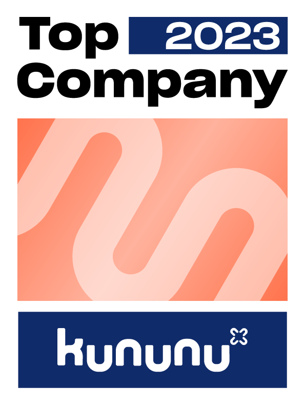 Top Company 2023 kununu Siegel für UX&I