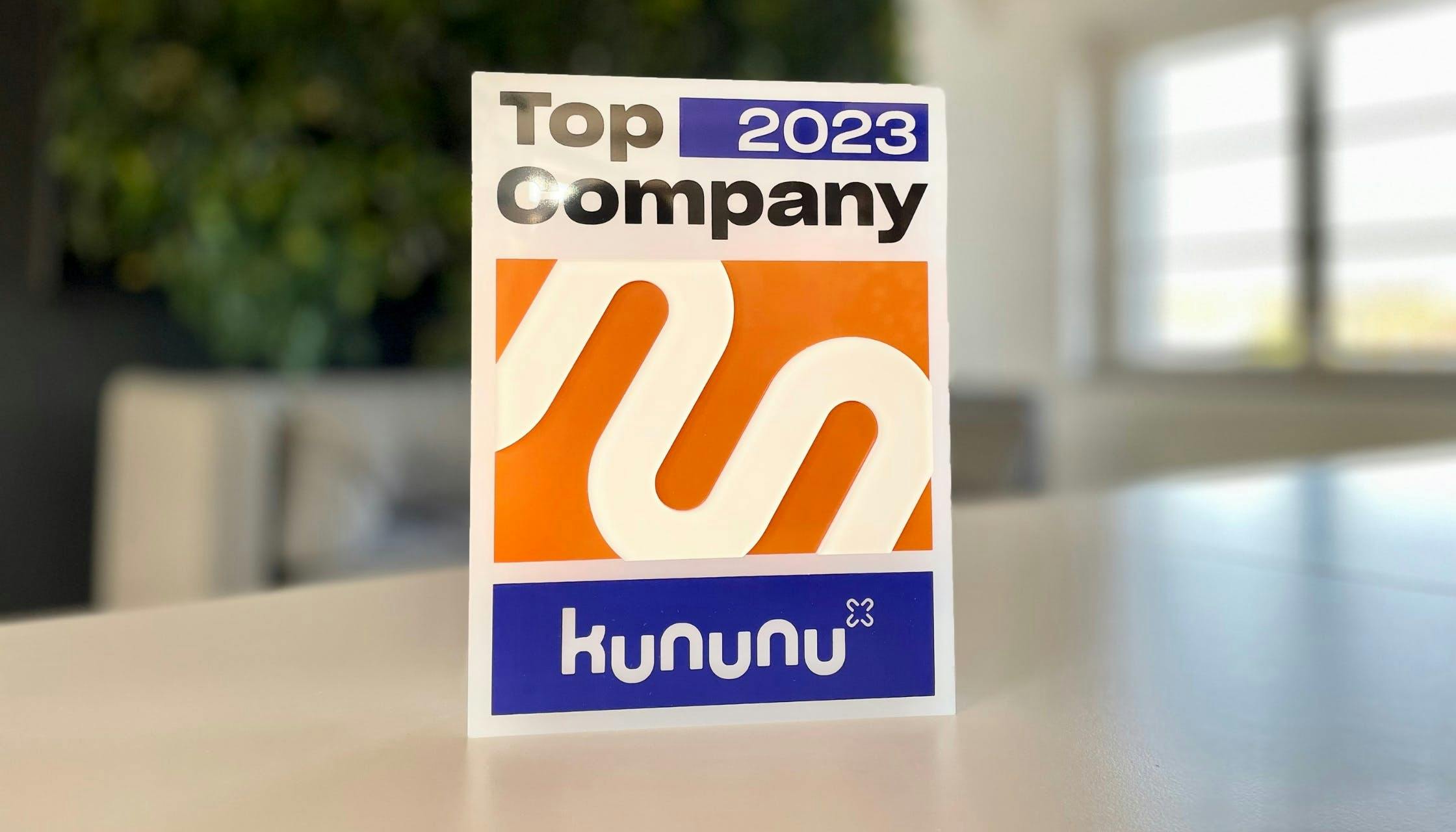 Kununu Top Company 2023 Award von UX&I